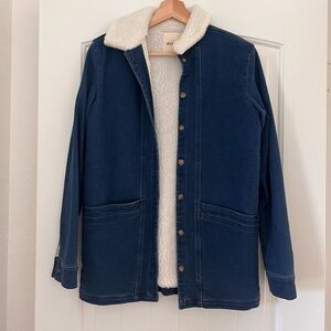 Sezane Will Jacket + Sherpa collar